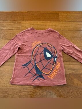 Boys 4T Spiderman Long Sleeve Shirt